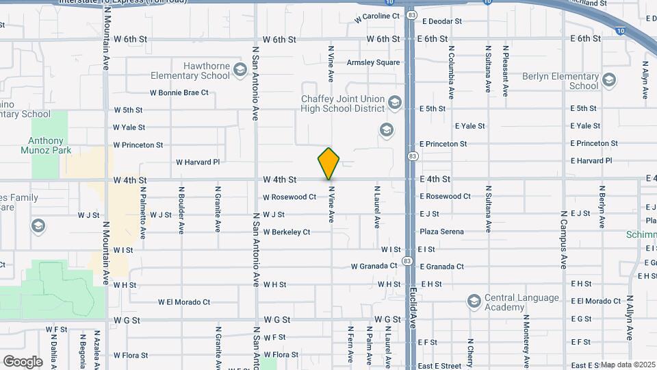 501 W 4th St Mapa y Detalles de la Ubicación