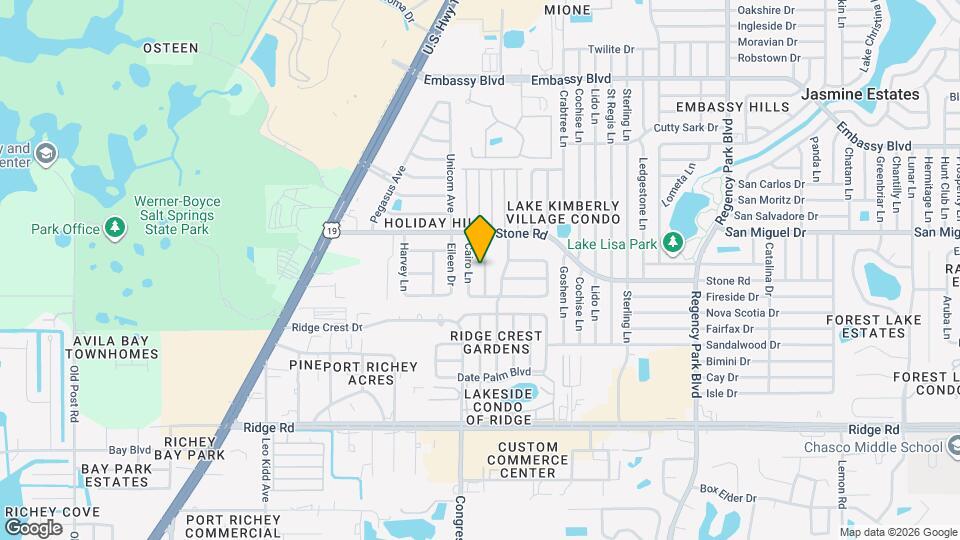 8905 Tropical Palm Way Map and Location Details