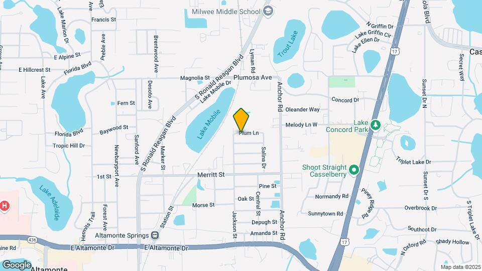 605 Plum Ln Map and Location Details