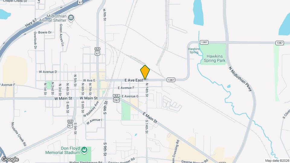 522 E Avenue F Map and Location Details