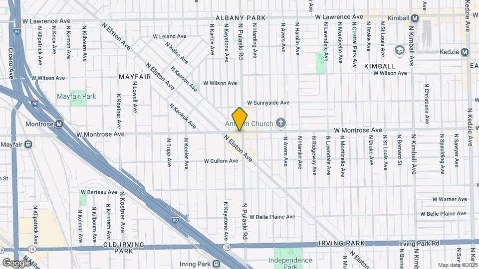 4001 W Montrose Ave, Unit 2 Map and Location Details