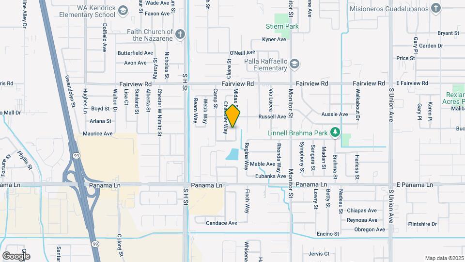 6109 Midas St Map and Location Details