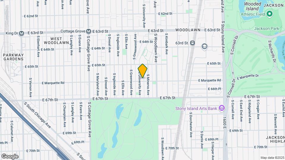6551-6559 S University Ave Mapa y Detalles de la Ubicación