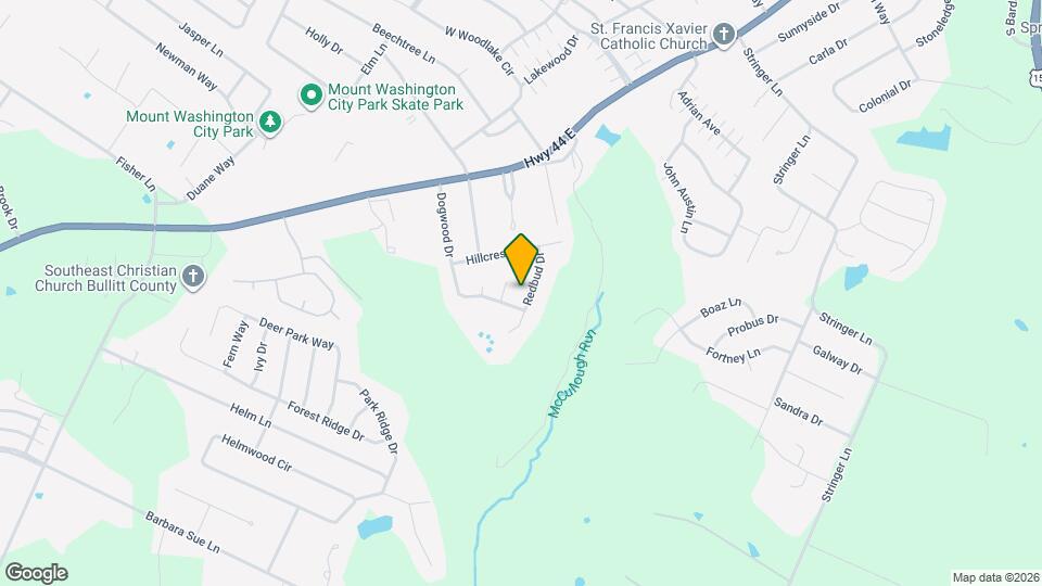 203 Redbud Dr Map and Location Details