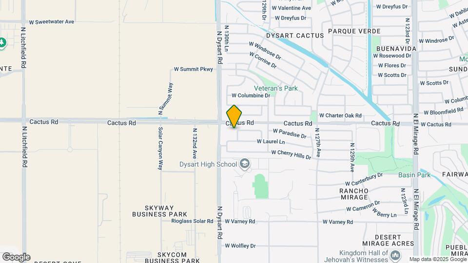 12110 N 130th Dr Map and Location Details