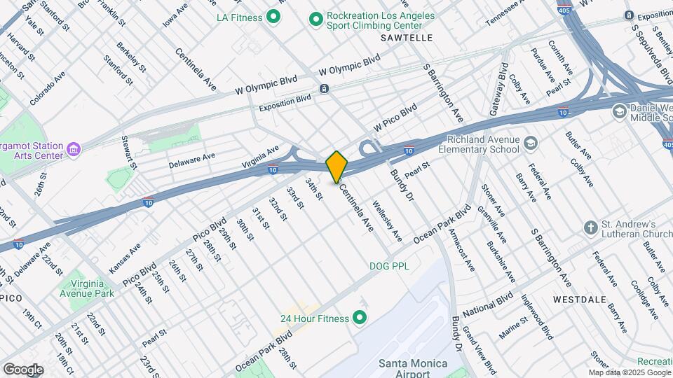 2423 Centinela Ave Mapa y Detalles de la Ubicación
