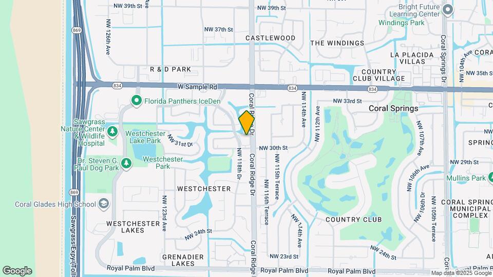 3016 Coral Ridge Dr Map and Location Details