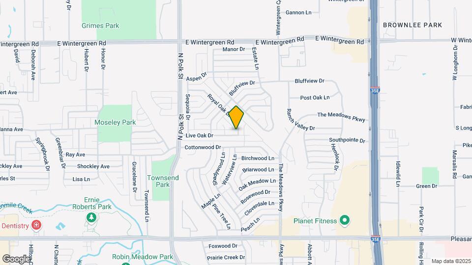 939 Live Oak Dr Map and Location Details