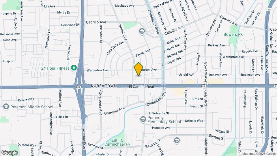 3322 Clair Ct Mapa y Detalles de la Ubicación