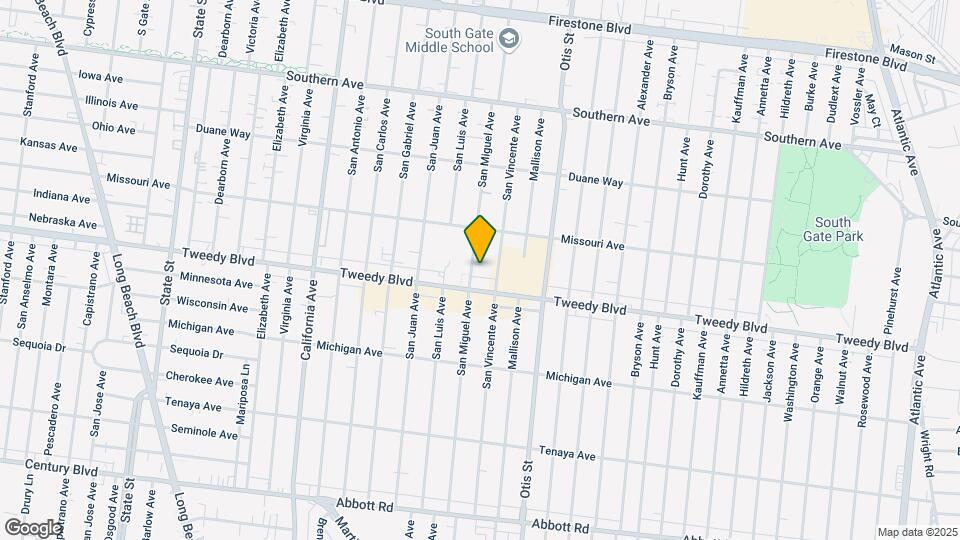 9826 San Miguel Ave Map and Location Details