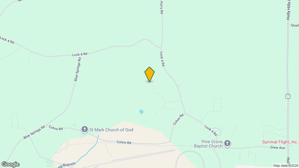 636 White Oak Cir Mapa y Detalles de la Ubicación