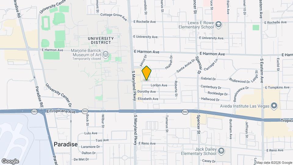 1330 Lorilyn Ave Mapa y Detalles de la Ubicación