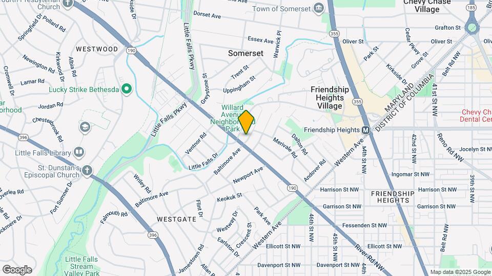 5302 Baltimore Ave Map and Location Details