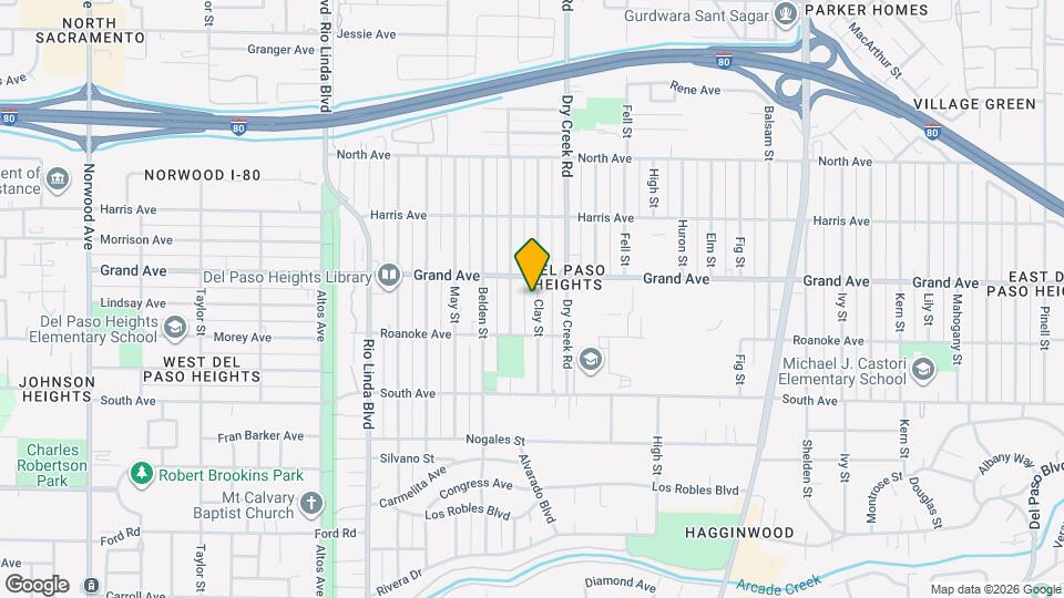 3729 Clay St Map and Location Details