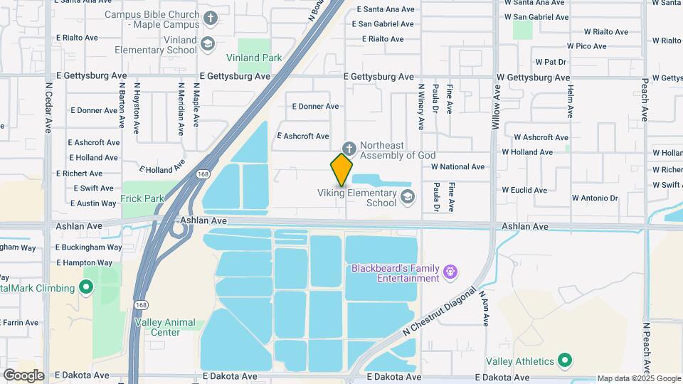 4291 N Chestnut Ave Map and Location Details