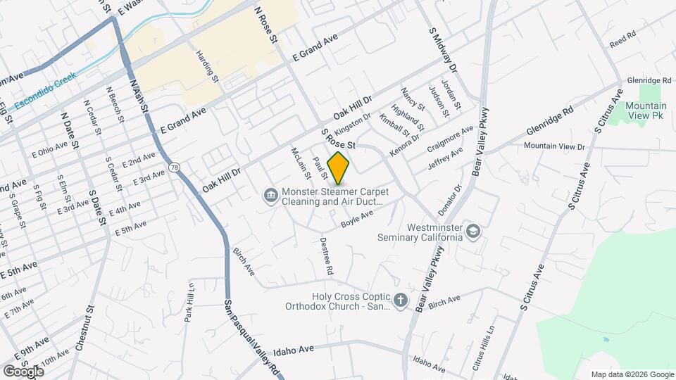 1545 Kenora St Map and Location Details