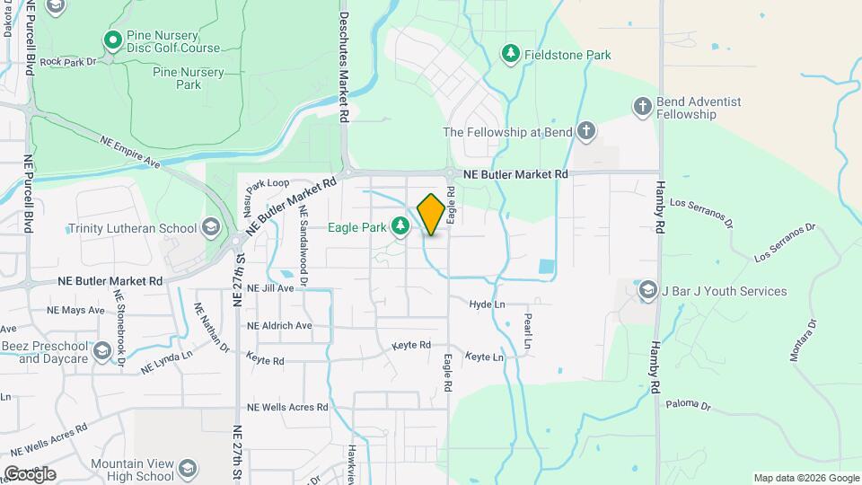 3527 Northeast Crystal Springs Drive Map and Location Details