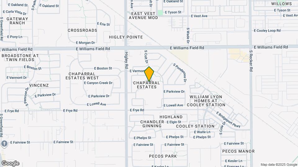 3355 E Hampton Ln Mapa y Detalles de la Ubicación