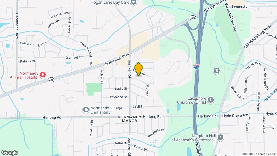 7917 Chateau Dr S Map and Location Details