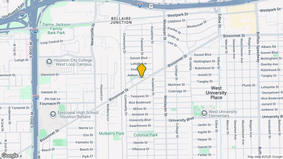 4128 Bissonnet St Map and Location Details