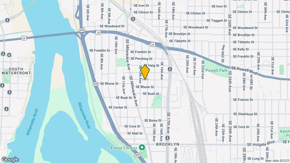 1330 SE Lafayette St Map and Location Details