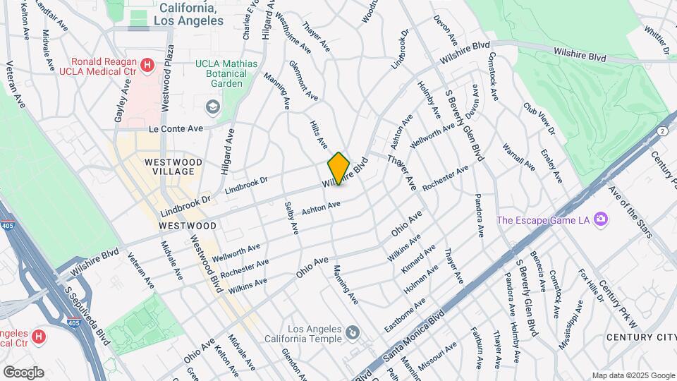 10636 Wilshire - Luxury Doorman Building Mapa y Detalles de la Ubicación