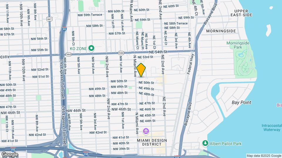 38 NE 50th Terrace Map and Location Details