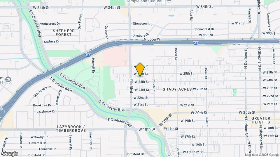 1603 W 24th St Map and Location Details