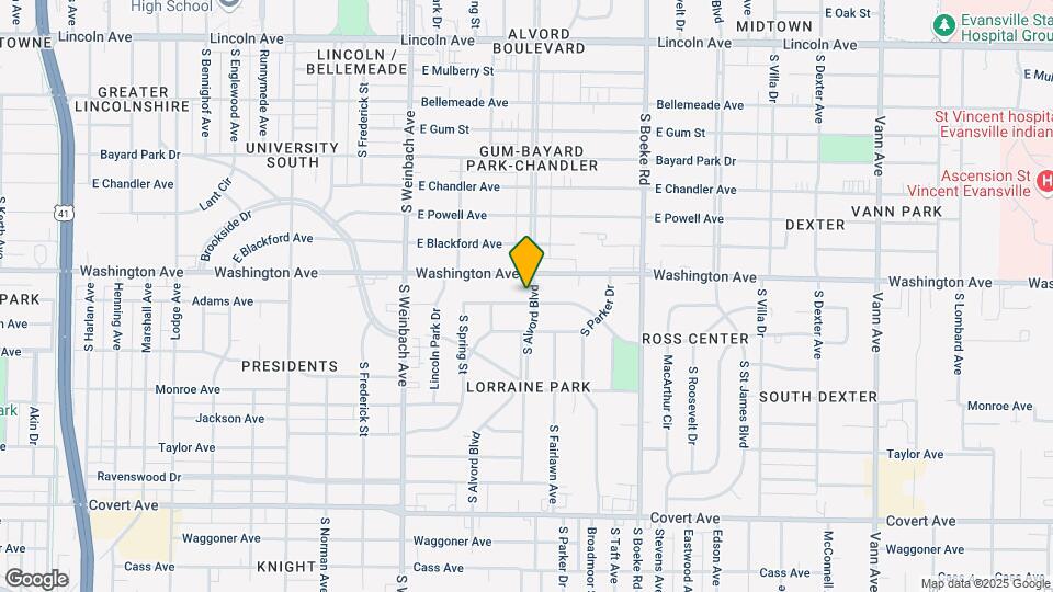 1015 S Alvord Blvd Map and Location Details