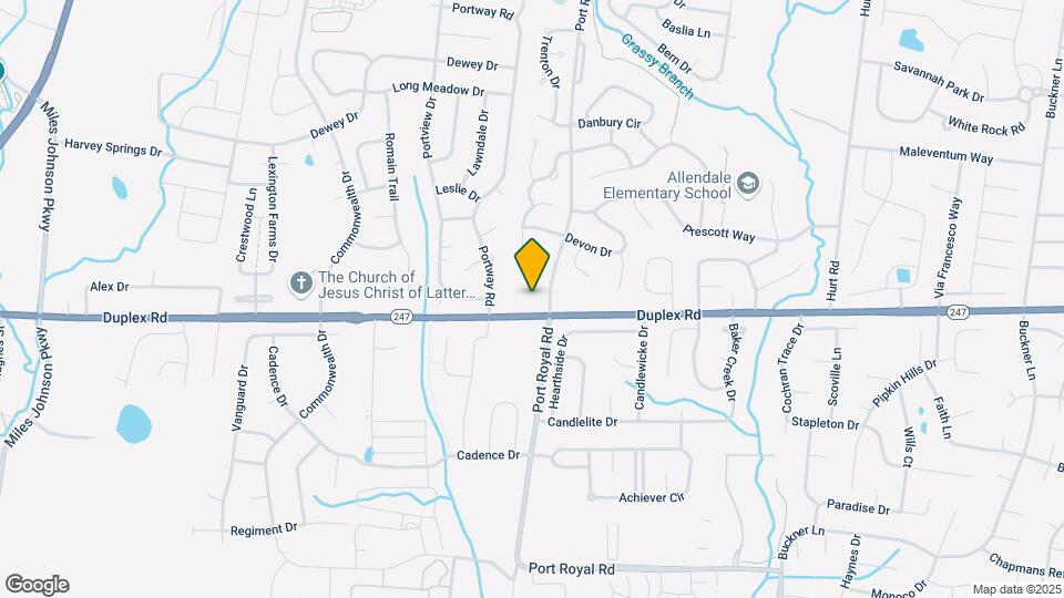 2810 Spring Hill Duplex Rd Map and Location Details