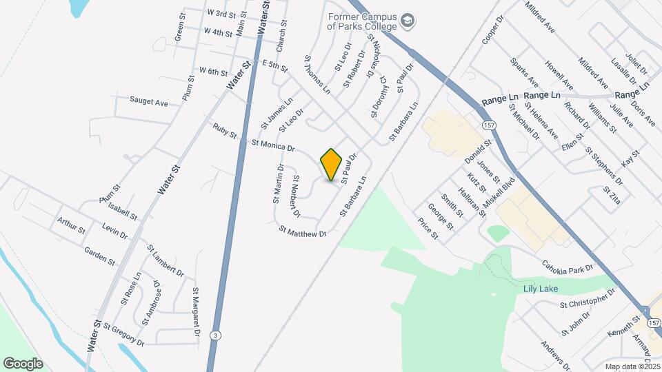 824 St Monica Dr Map and Location Details