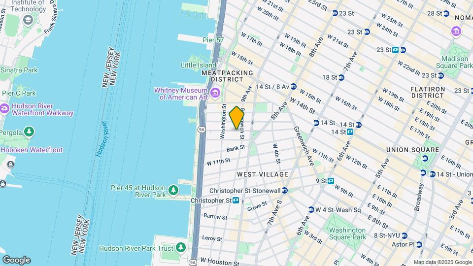 338 W 12th St Mapa y Detalles de la Ubicación