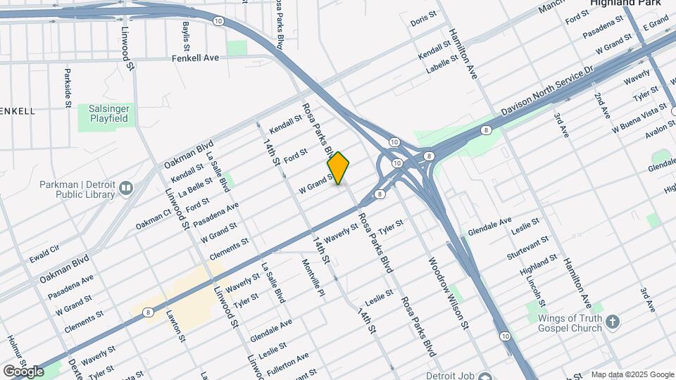 1924 Clements St Mapa y Detalles de la Ubicación