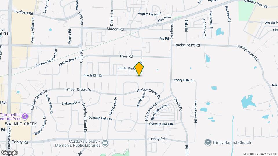8595 Shady Elm Dr Map and Location Details