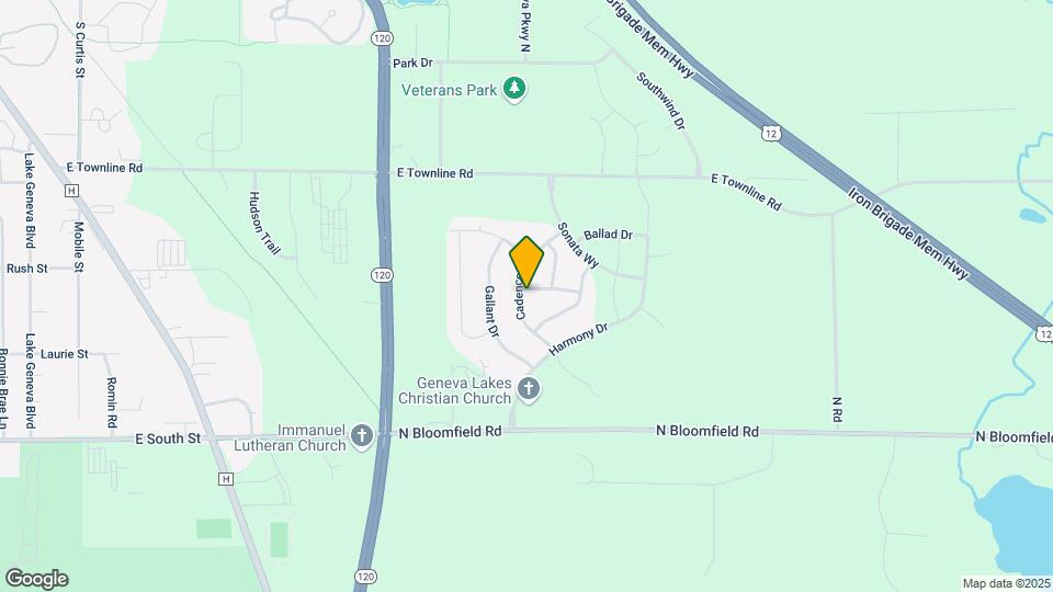 401 Cadence Cir Map and Location Details