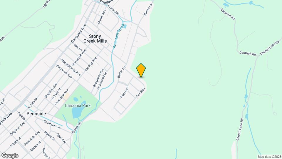 1280 Fox Run Map and Location Details