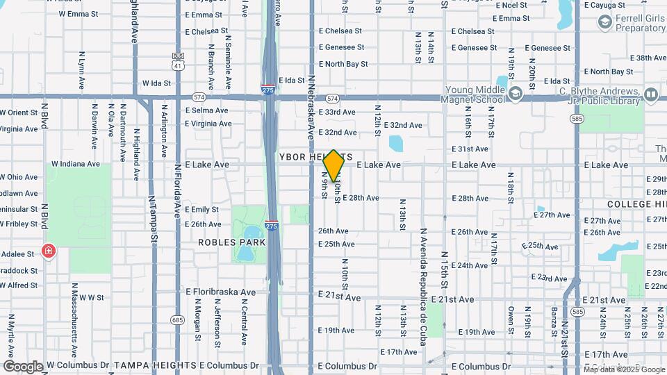 3506 N 10th St Map and Location Details