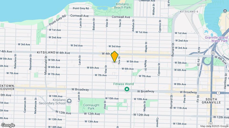 2232 W 5th Ave Map and Location Details
