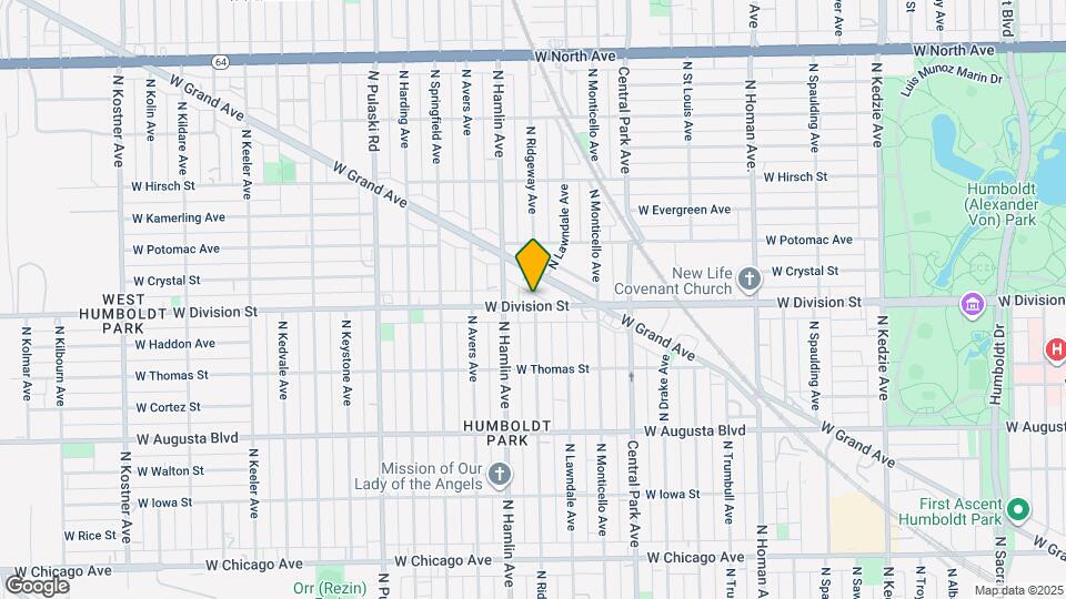 3728 W Division St Map and Location Details