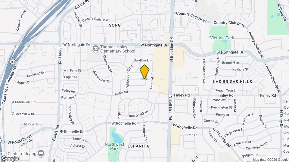 3603 Canary Dr Map and Location Details