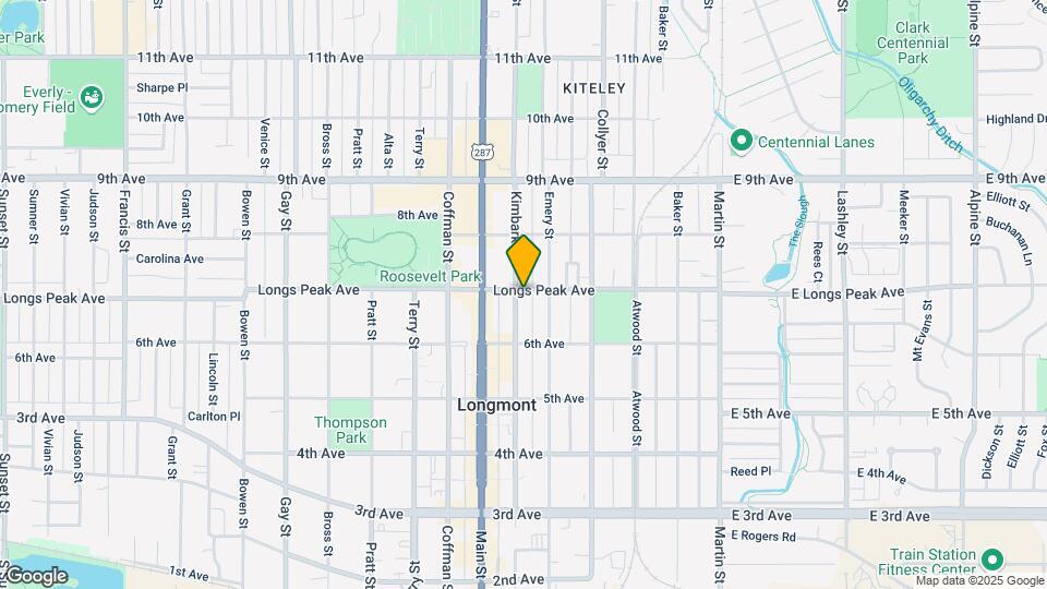 455 Longs Peak Ave Mapa y Detalles de la Ubicación