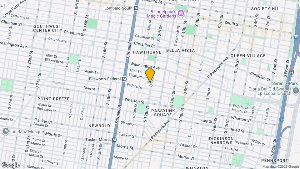 1152 S 12th St Map and Location Details