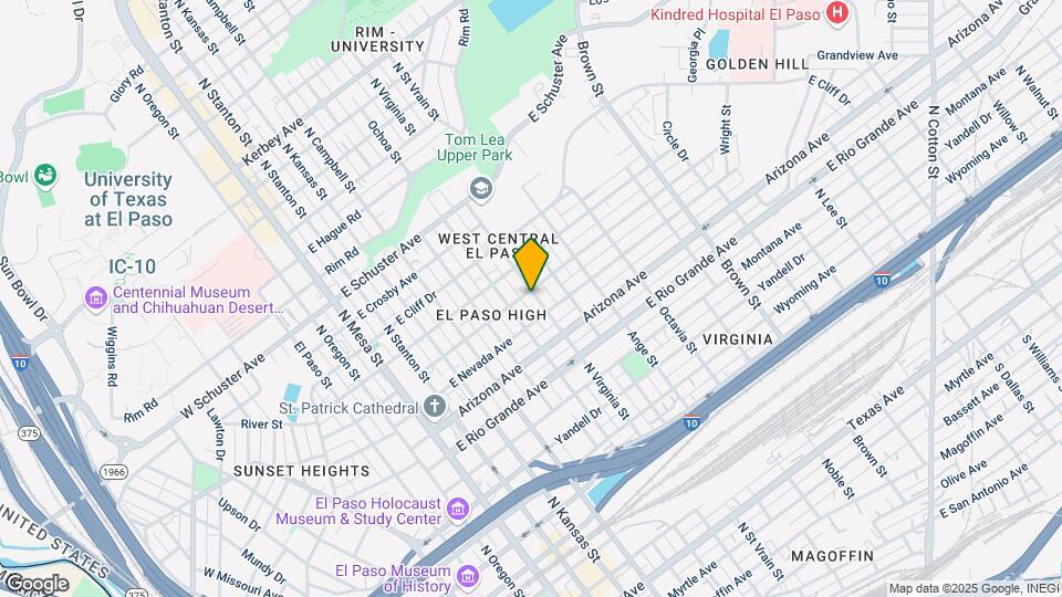 1217 N Virginia St Mapa y Detalles de la Ubicación