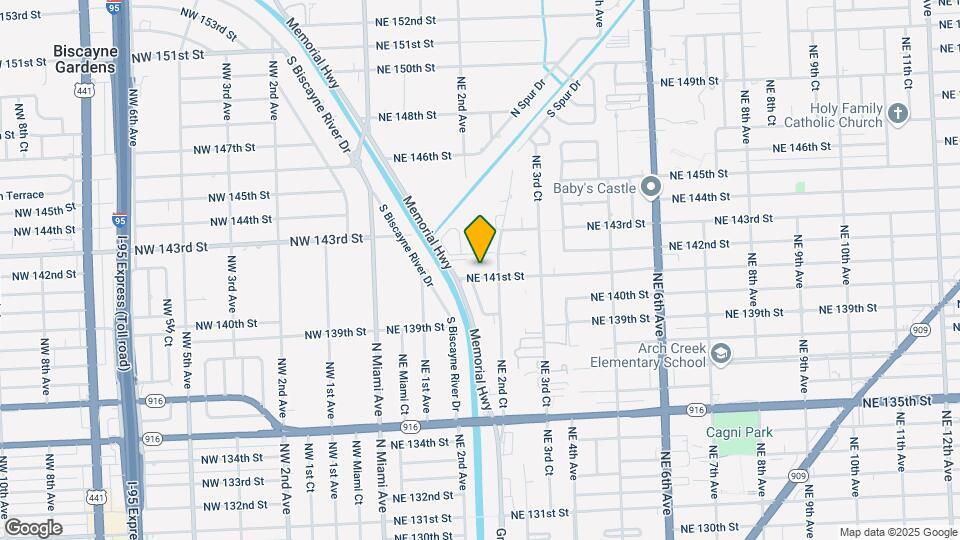 205 NE 141st St, Unit 6-1-3 Map and Location Details