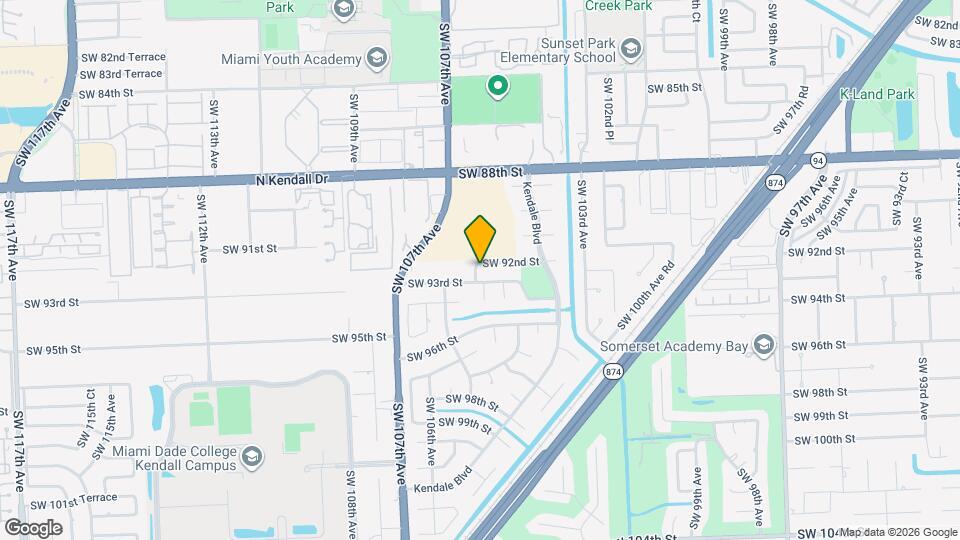 14742 SW 92nd St Map and Location Details