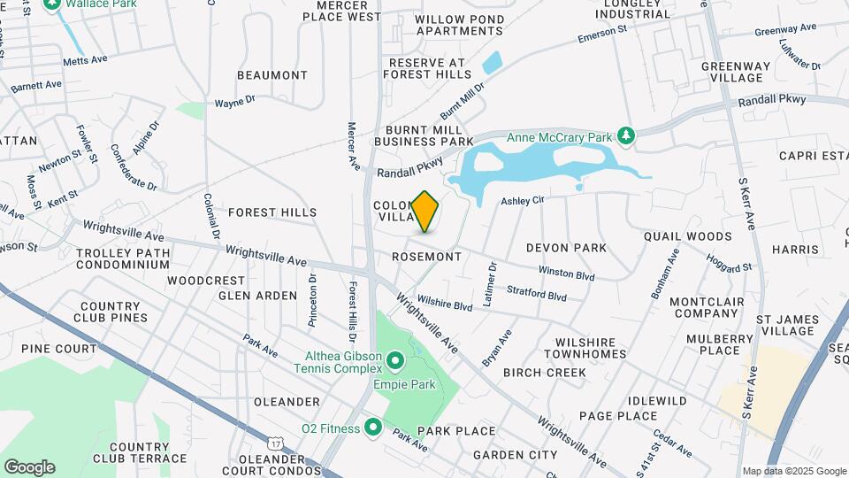 3208 Camden Cir Map and Location Details