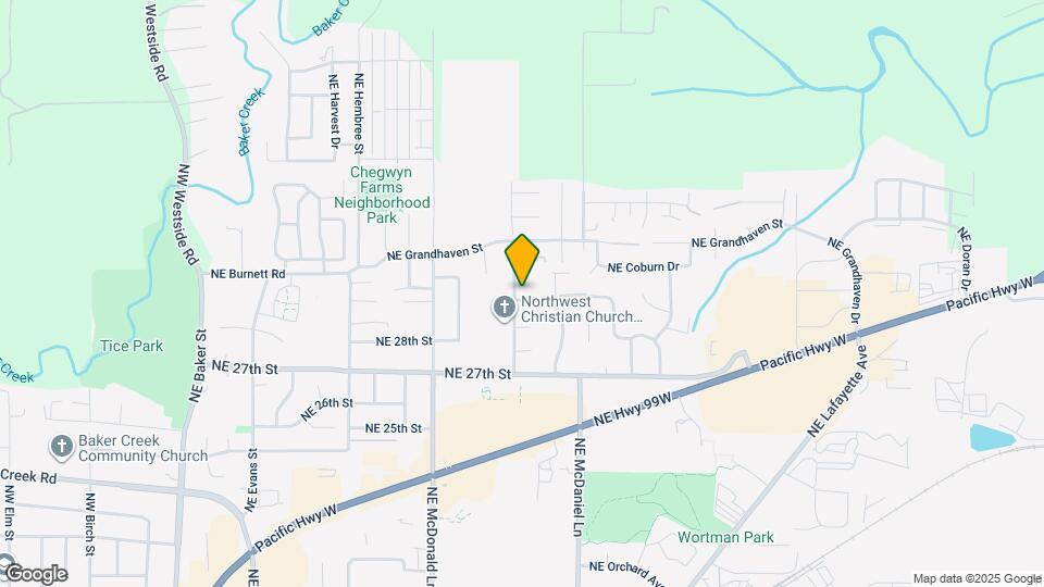 1421 NE Hoffman Dr Map and Location Details