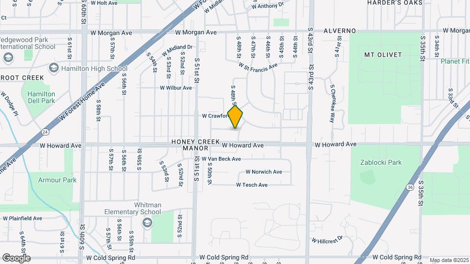 3857 S 48th St, Unit 2 Map and Location Details