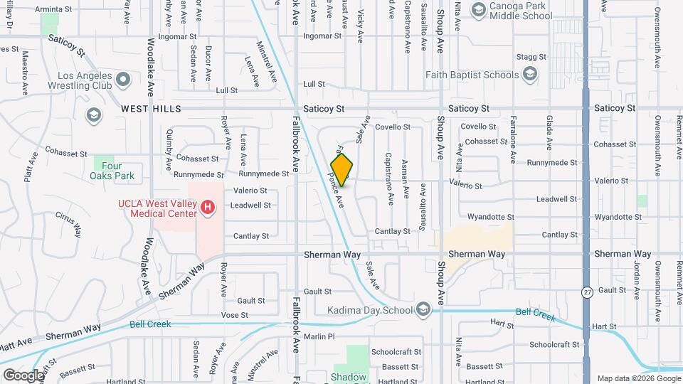 7342 Ponce Ave Map and Location Details