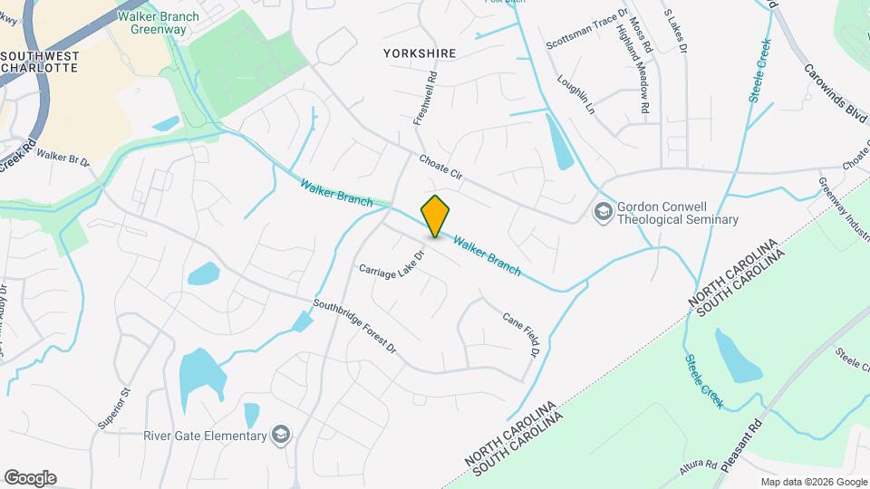 14133 Walkers Crossing Dr Mapa y Detalles de la Ubicación